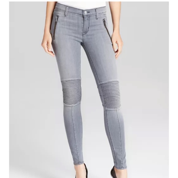 Hudson Stark Moto Skinny Jeans - Picture 1 of 6
